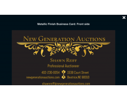 New Generation Auctions Beatrice Nebraska